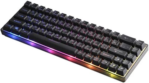 Клавиатура игровая 2E Gaming KG345 Transaprent USB Black Ukr