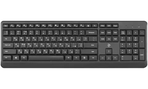 Клавиатура 2Е KS220 WL Black