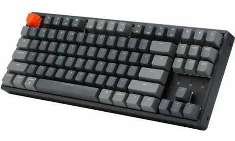 Клавиатура механическая Keychron K8 87 Key Aluminum Frame HotSwappable Gateron RGB Brown Russian Layout