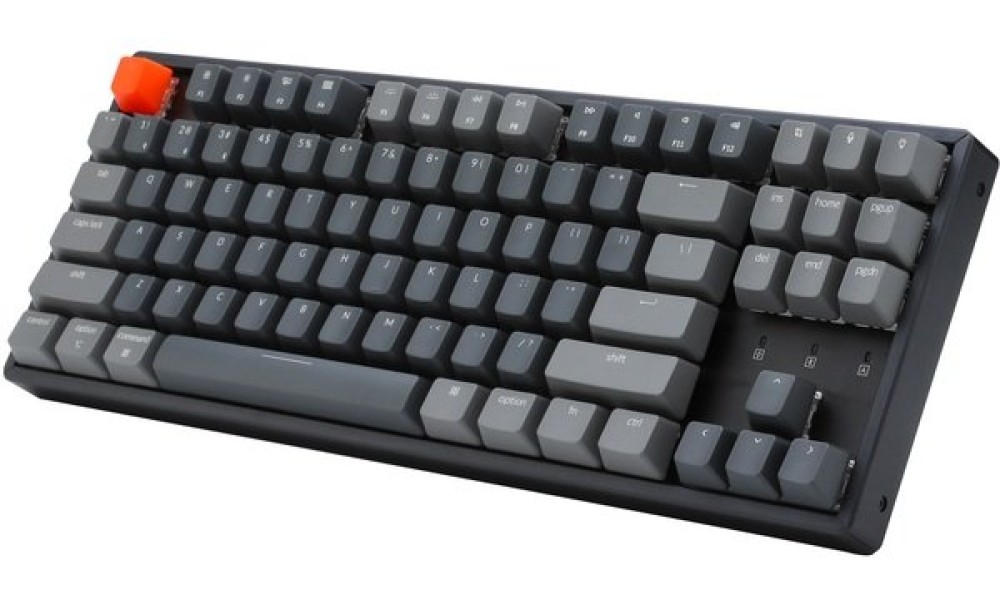 Клавиатура Keychron K8 87 Key Gateron G pro Blue RGB Hot-swap Aluminum Frame Black