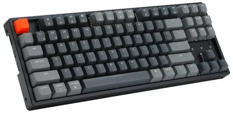 Клавиатура Keychron K8 87 Key Gateron G pro Red RGB Hot-swap Aluminum Frame Black