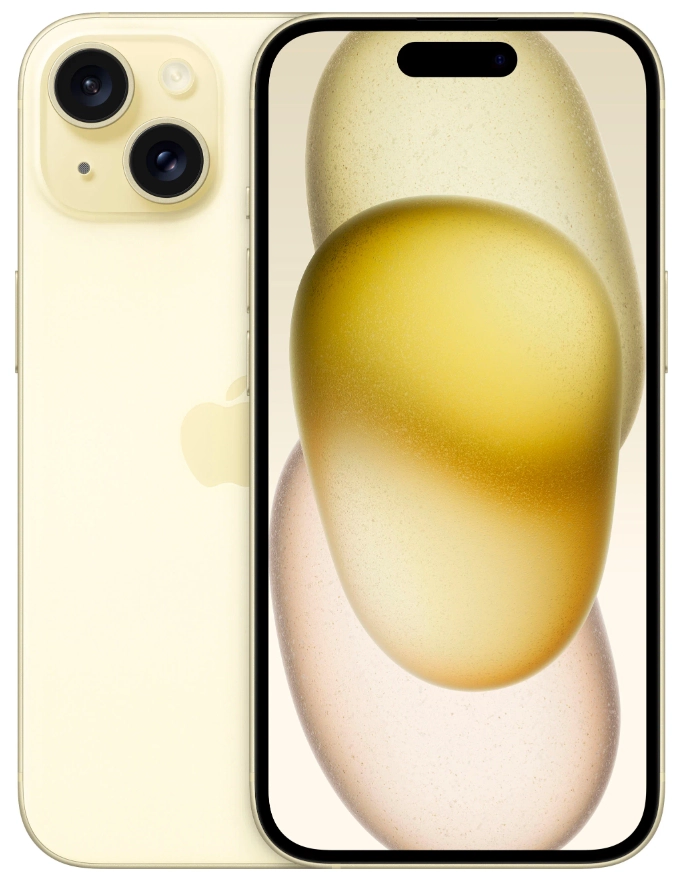 Смартфон Apple iPhone 15 128GB Желтый