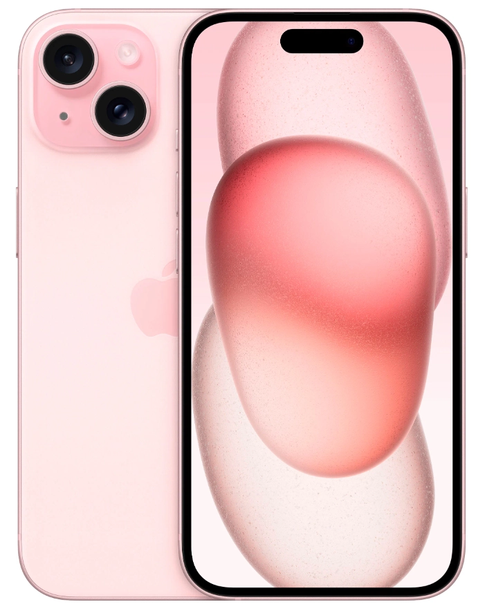 Смартфон Apple iPhone 15 128GB Розовый