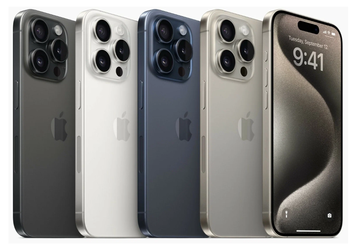 Смартфон iPhone 15 Pro 256GB Черный Титан