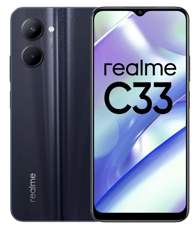 Смартфон Realme C33 4/64GB Чёрный
