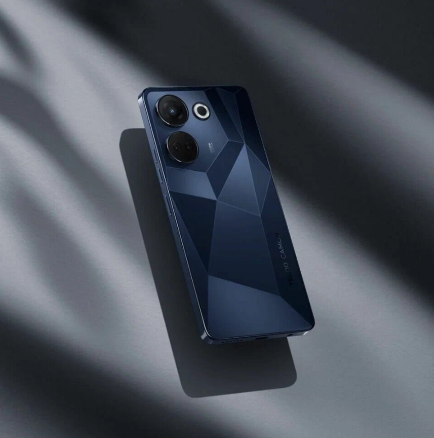 TECNO Camon 20 Pro 8/256GB Qora Smartfoni + Quloqchinlar sovg'aga!