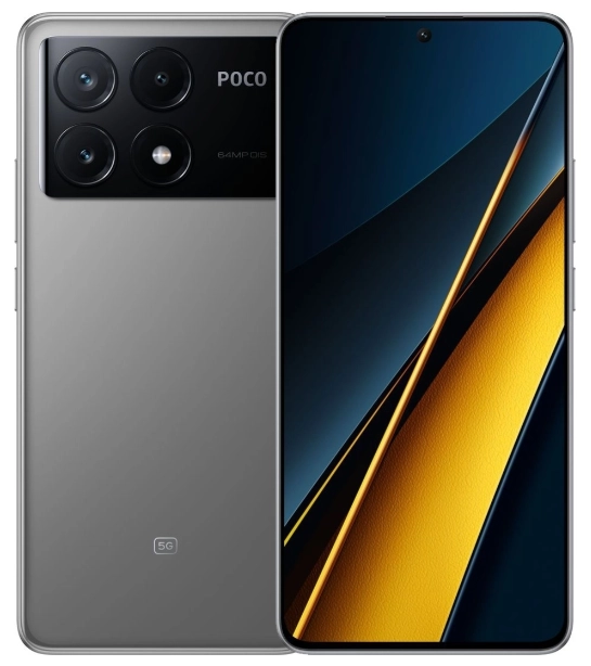 Xiaomi Poco X6 Pro 8/256GB Kulrang Smartfoni