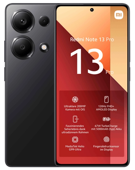 Смартфон Xiaomi Redmi Note 13 Pro 12/512GB Black