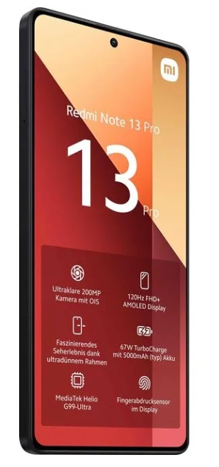 Смартфон Xiaomi Redmi Note 13 Pro 8/256GB Midnight Black
