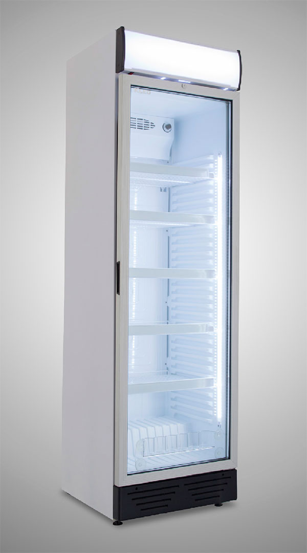 Витринный холодильник KLEO KBC 390 CH White