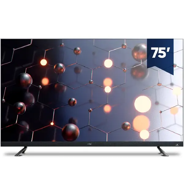 Телевизор: Artel, модель LED TV A75LU6500 c разрешением 2160p 4K UHD  Dark grey