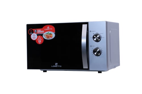 Mikroto‘lqinli pech LORETTO LM-2302S 23L Black