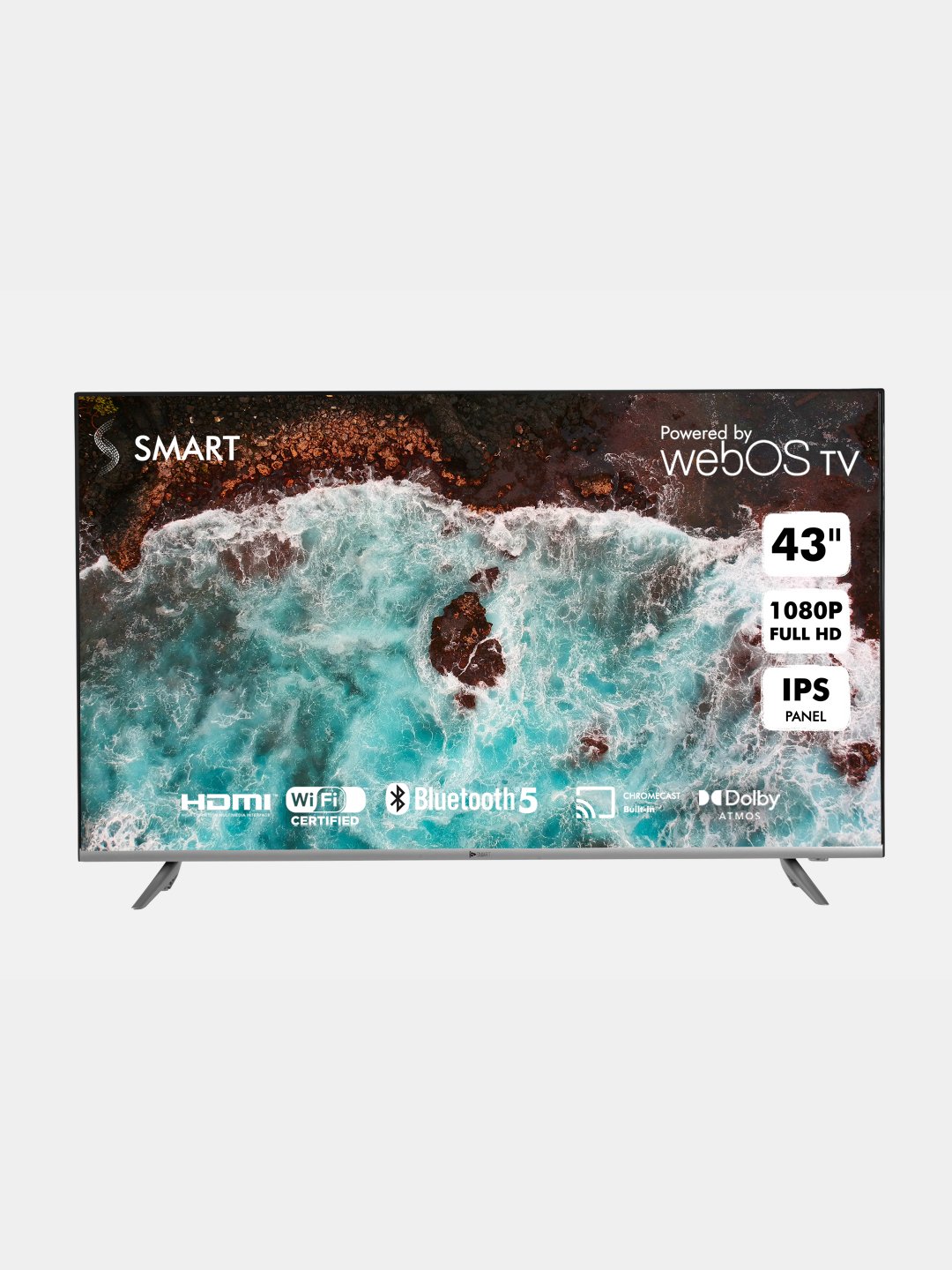 Телевизор: SSMART, плоскопанельный LED 43FSV22