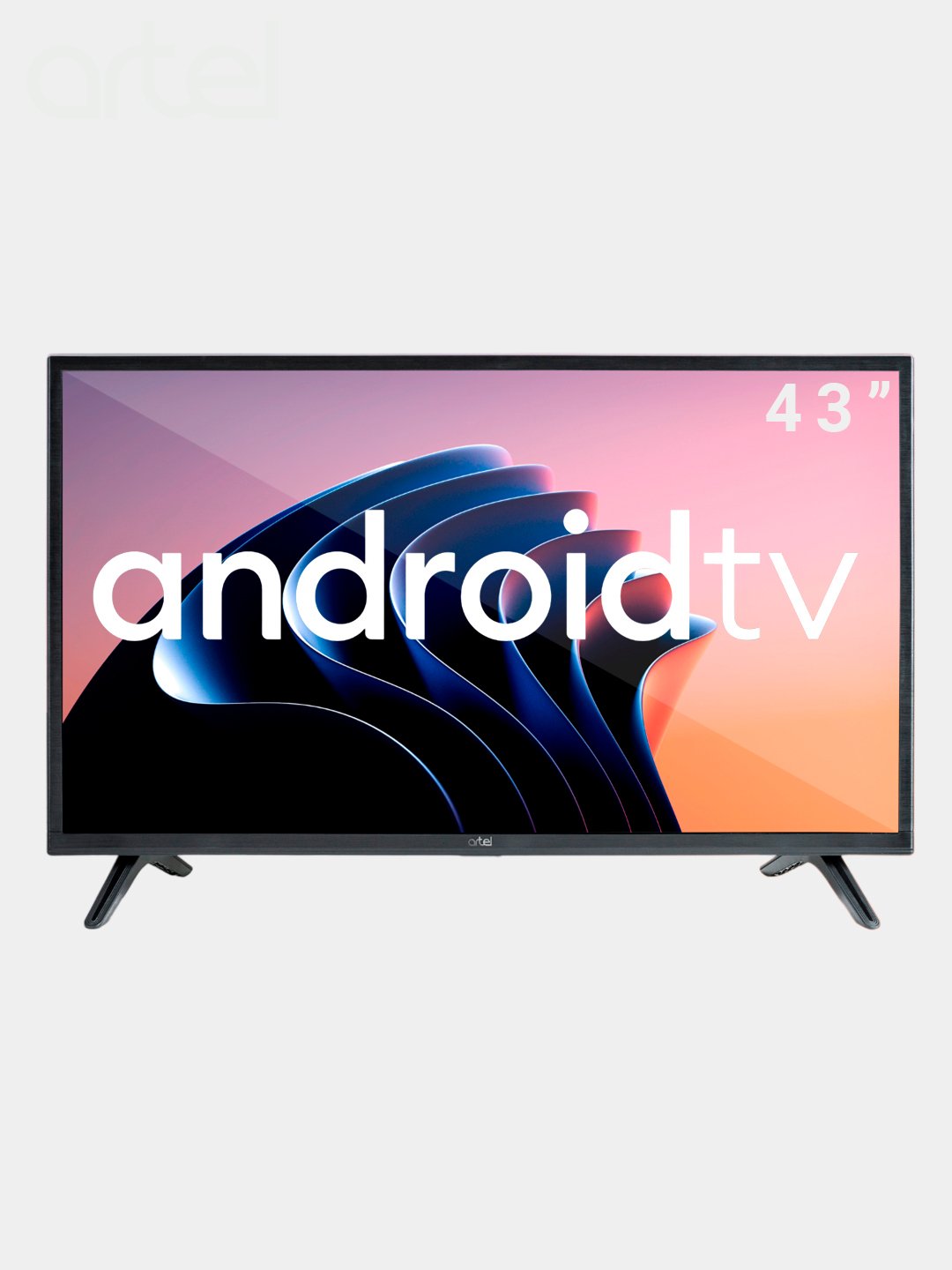 Televizor: Artel, a43kf5500 rangi qora, gofrirovka qilingan quti 1 dona