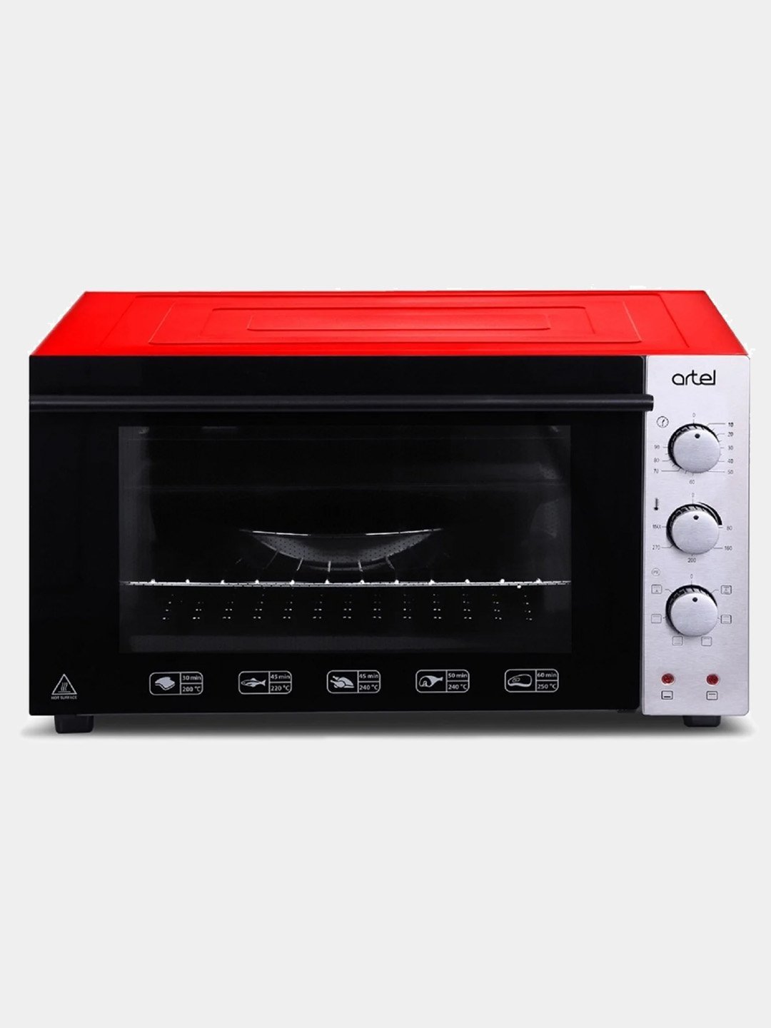 Электрическая духовая печь: Artel, отдельно стоящая MD 4218 L  Black/Black/Красный