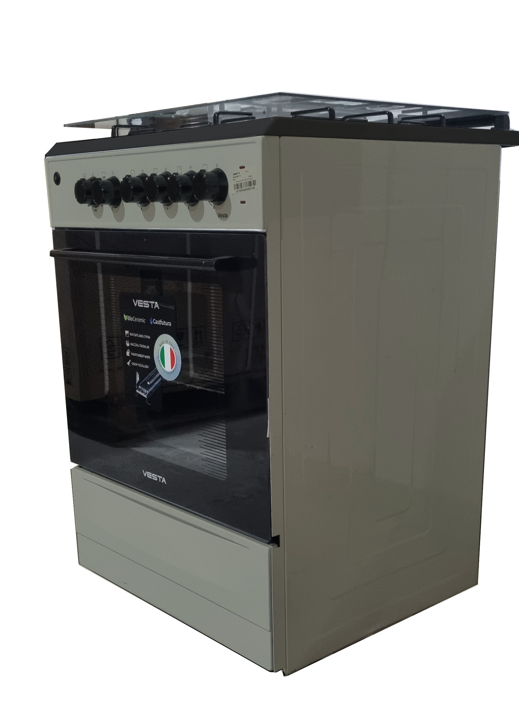 Бытовая газовая плита: VESTA, vesta mk-10 пно 3/1 гэ White, гофрокоробка