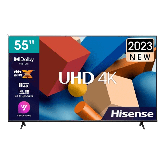 Смарт-телевизор Hisense A6K 55" UltraHD Black