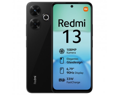 Смартфон Xiaomi Redmi 13 6/128GB, Global, Midnight Black