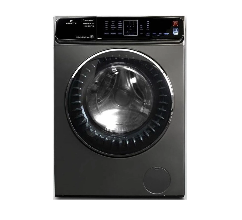 Стиральная машина Loretto LW-1001 FT-G, Dark Grey