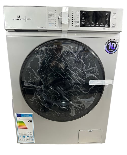 Стиральная машина Loretto LW-8205-G 8 кг, Grey