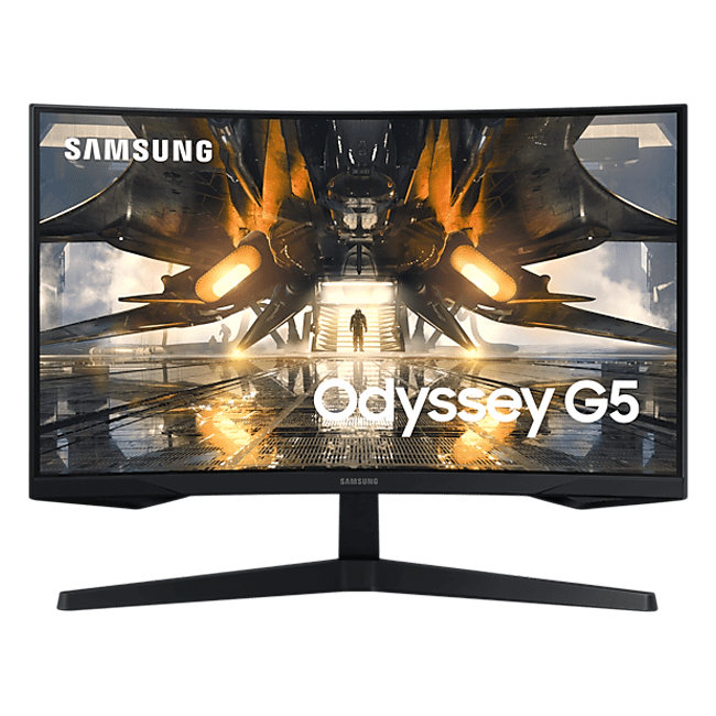 Monitor Samsung - 27" LS27AG550EMXZN Odyssey G5 Curved Gaming