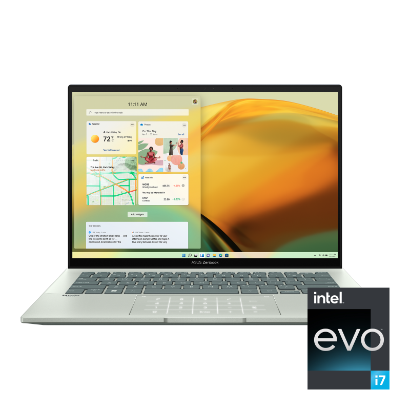Ноутбук ASUS Zenbook Silver