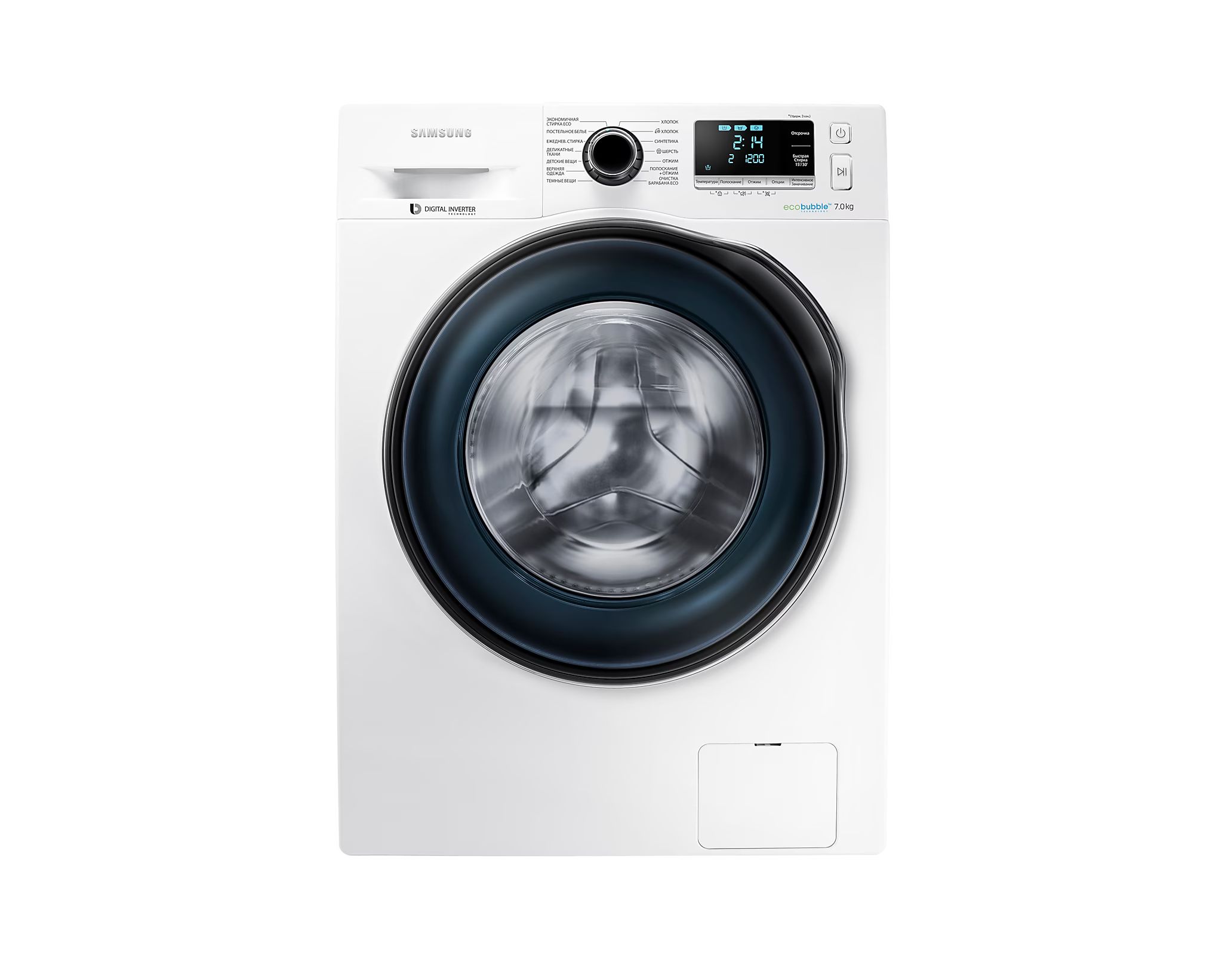 Стиральная машина Samsung WW80J6210CWOLD, White