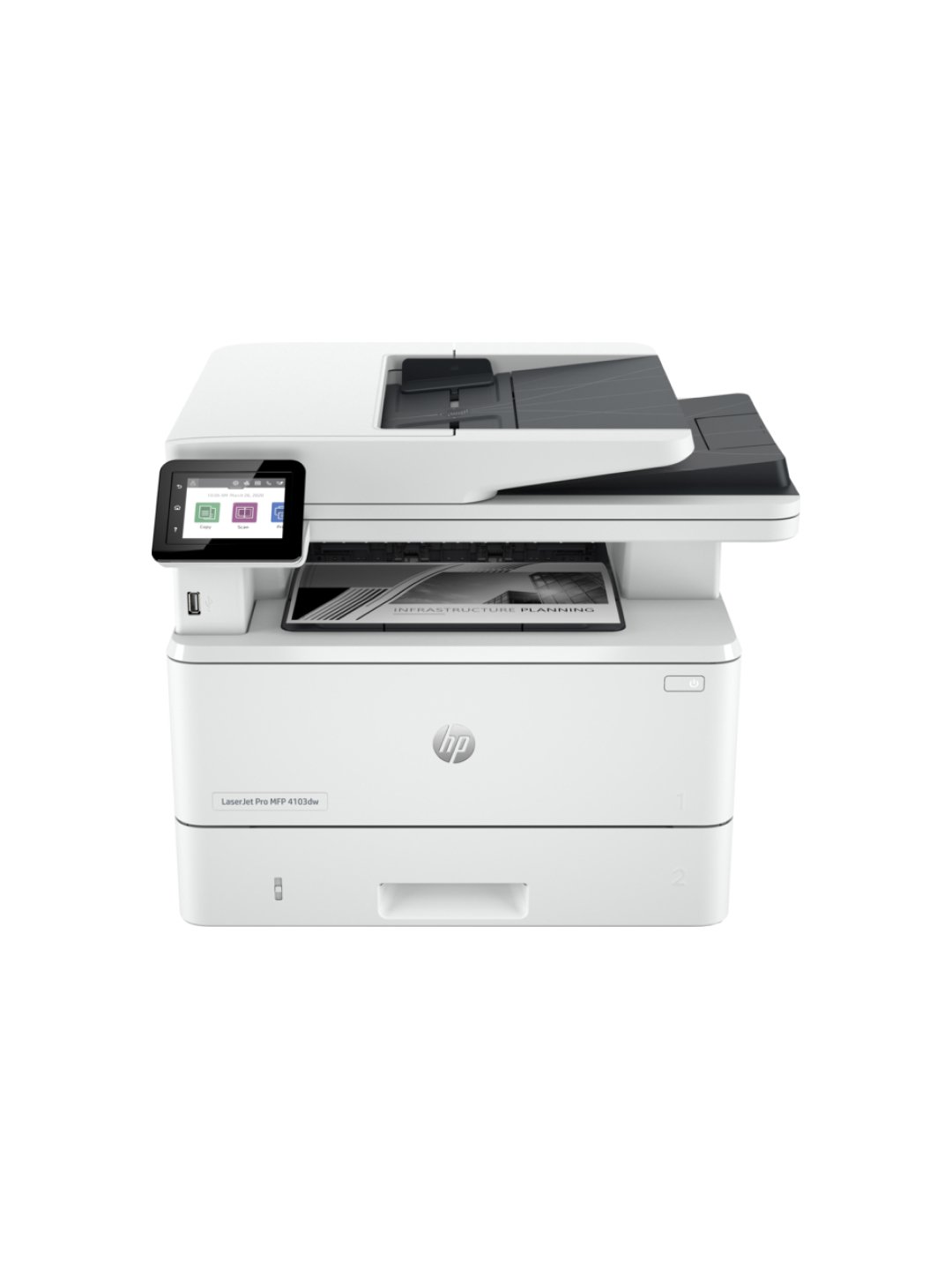 Цветное МФУ - LaserJet Pro MFP 4103dw <2Z627A>