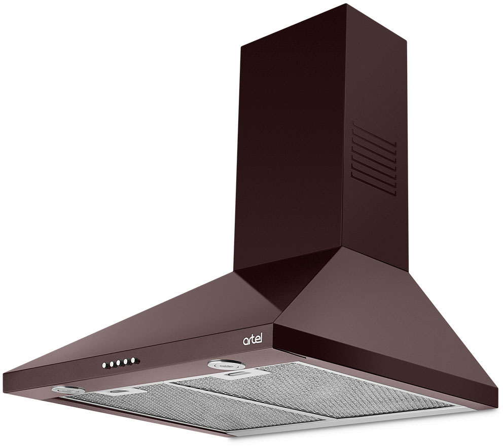 Oshxona uchun dudburon Artel-0760 Prima Lux (qora) piramidasi