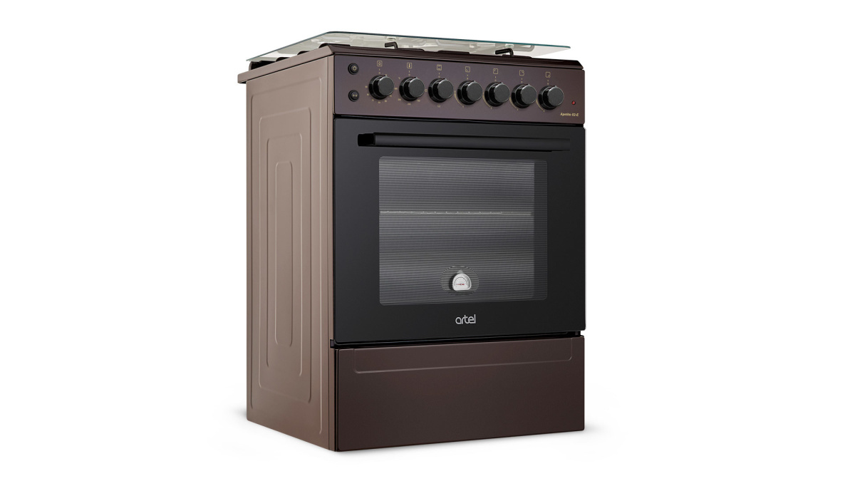 Газовая плита  GRAND APETITO 00-G С ГК КОРИЧНЕВЫЙ