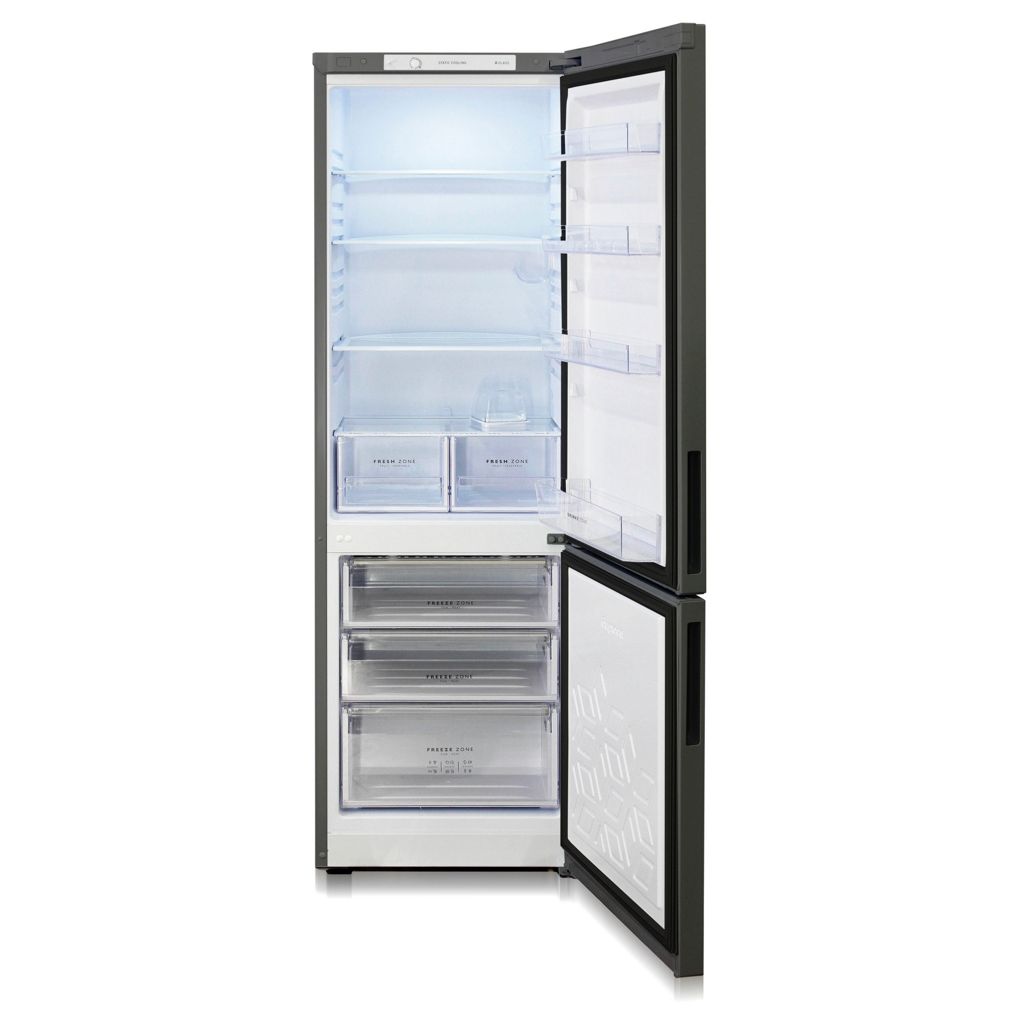 Холодильник Бирюса W820NF, Matt Grey