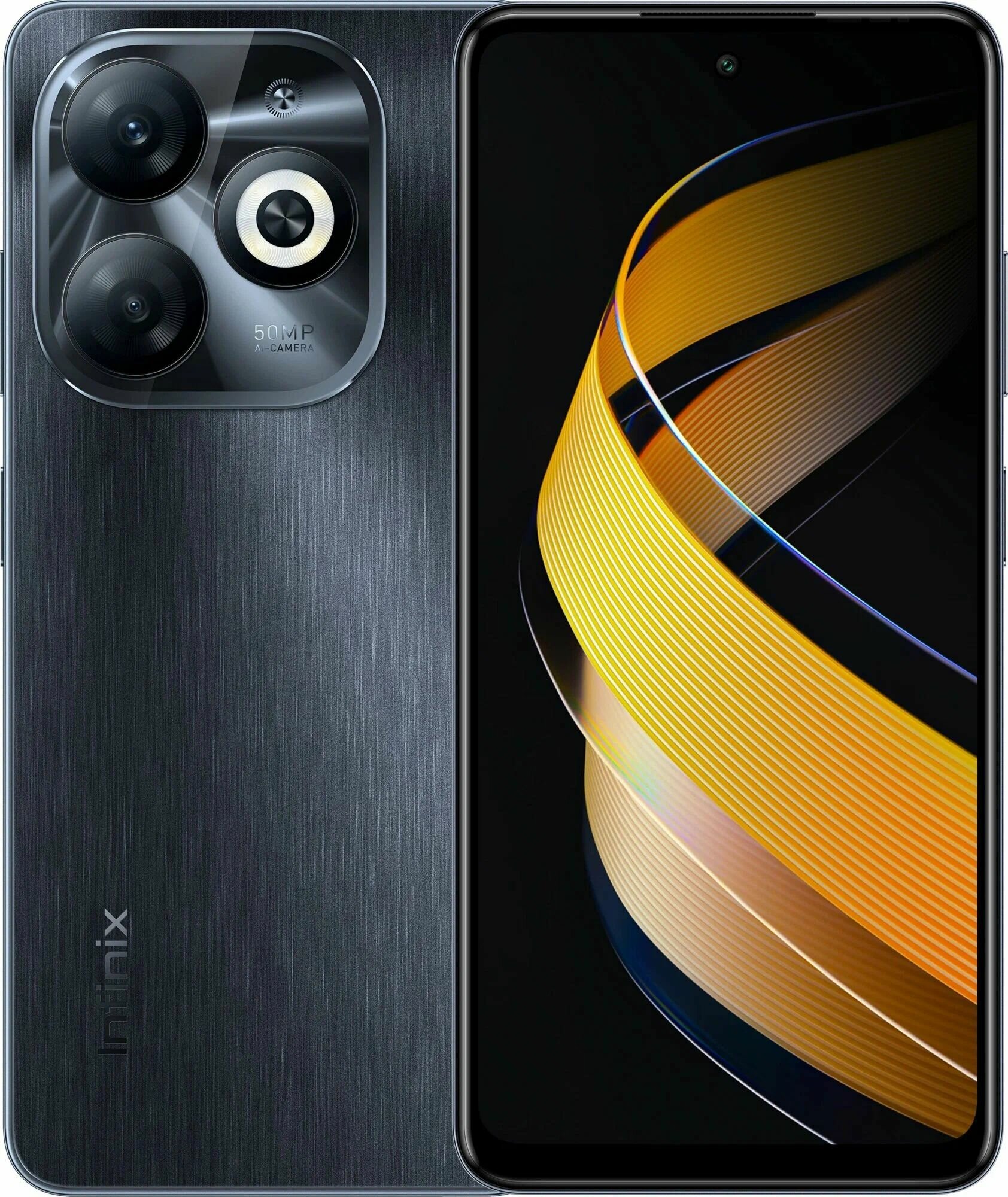 Смартфон  Infinix SMART8 PRO  4+8/256 GB Timber Black
