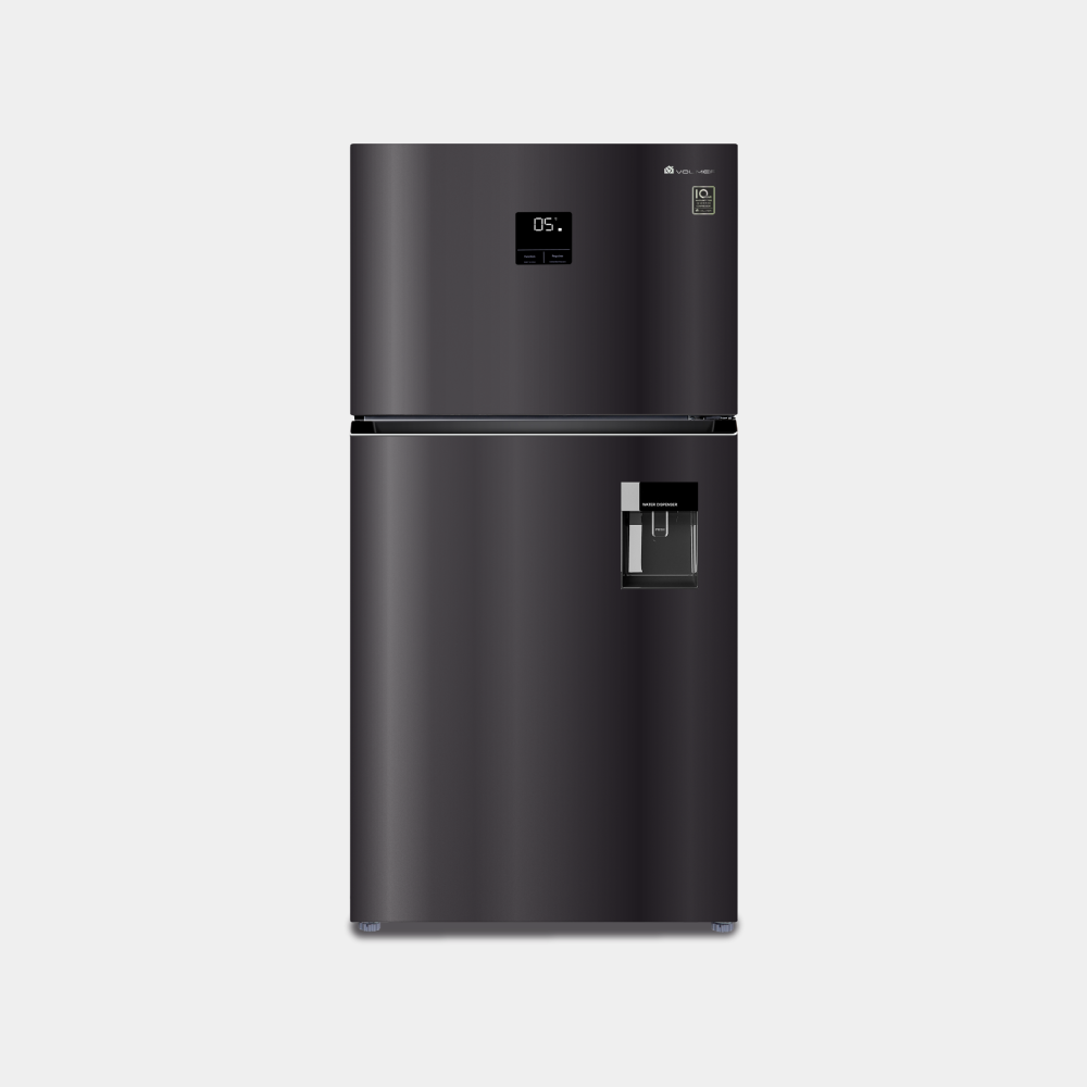 Холодильник VN-8025BLS New Drak Inox/No Frost/Dispenser Black