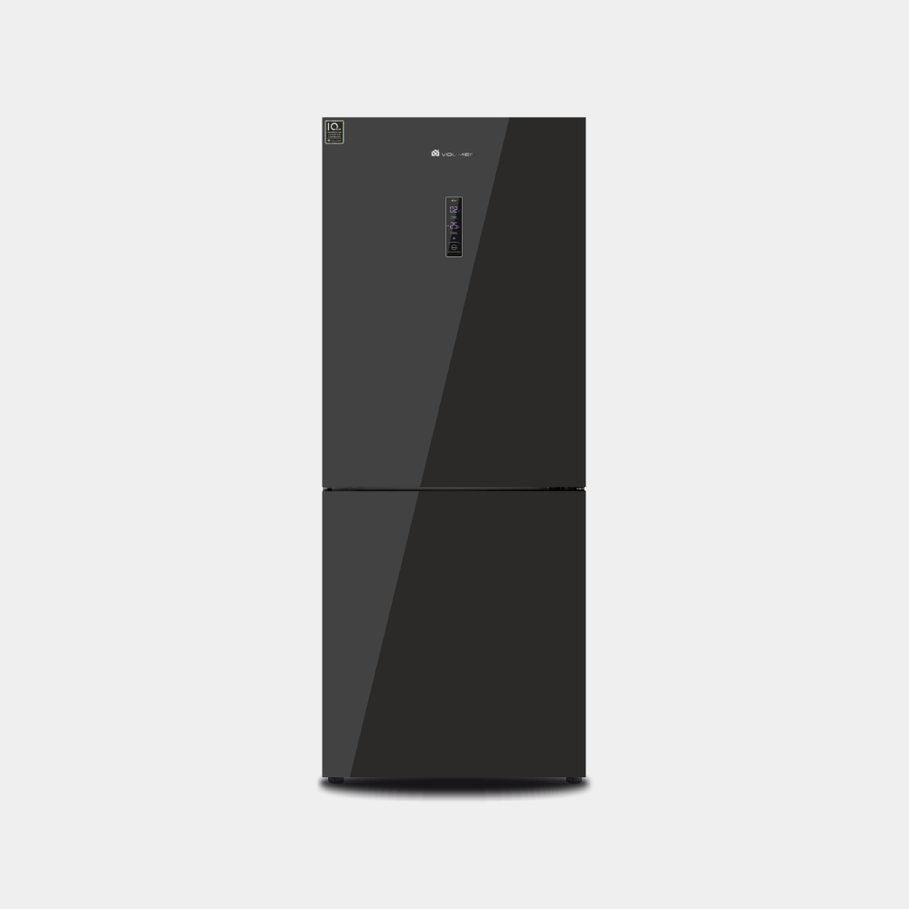 Холодильник VN-417BSI New Чёрной стекло /No Frost Black