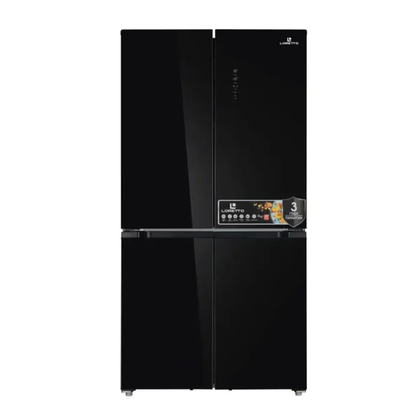 Холодильник LRF-456GBL INVERTOR NO FROST Black стеклянный сенсорный экран 436л