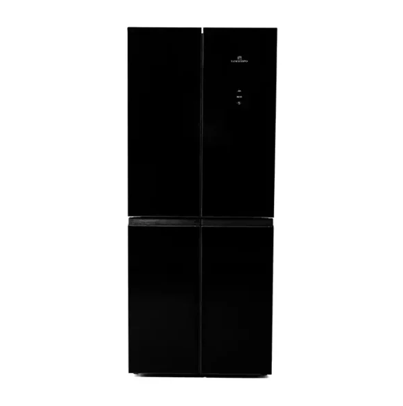 Холодильник LRF-420GBL INVERTOR NO FROST Black стеклянный сенсорный экран 398л