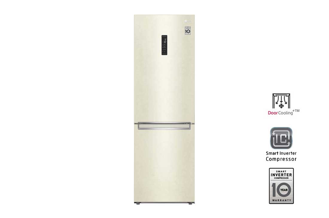 Холодильник LG GC-B459SECL Объем 340 л Beige