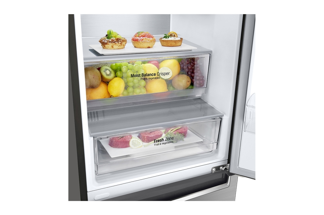Холодильник LG GC-B509SMSM Объем 384 л Grey