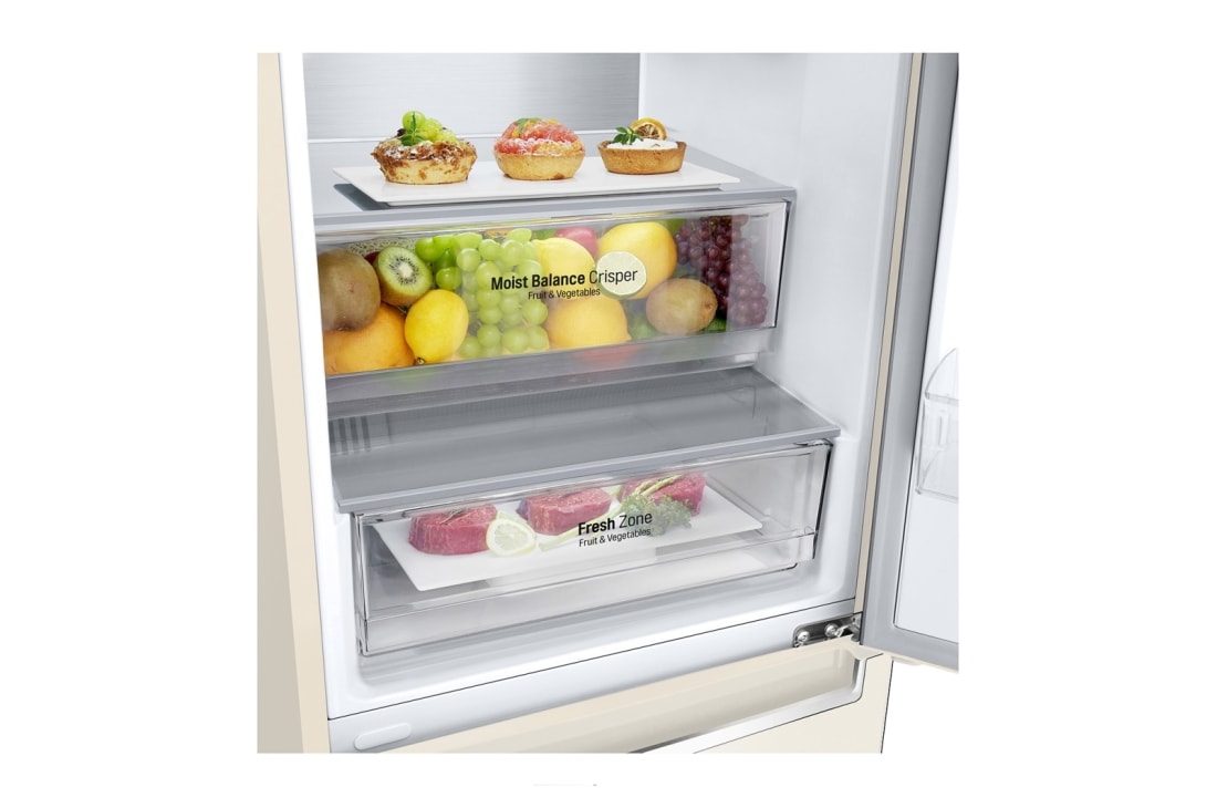Холодильник LG GC-B509SESM Объем 384 л Beige