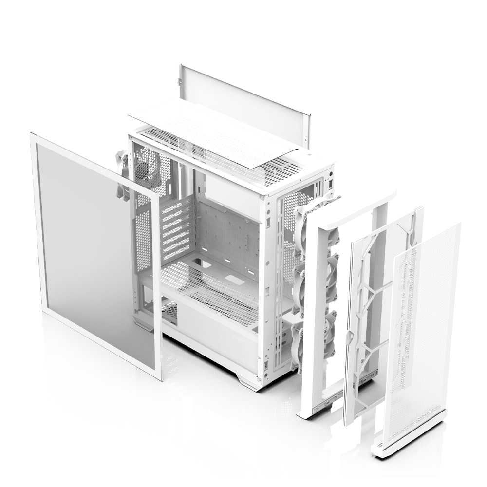 Kompyuter korpusi Zalman Z10 Duo Oq PSU EATXsiz, Oq