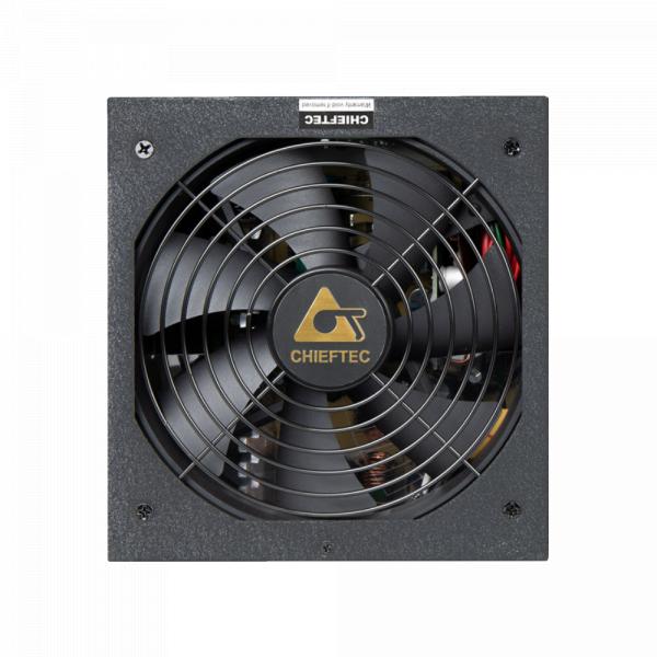 Chieftec chakana elektr ta'minoti a-90 GDP-750C,750W, 80+Gold,14cm fan,eff. &gt;90%,24+8pin(4+4),3xMolex,8xSATA,4xPCIe 8pin(6+2),Modular
