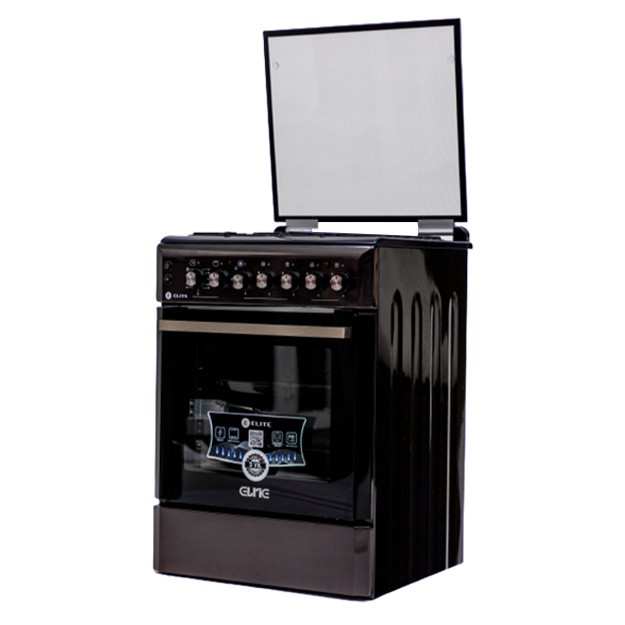 Газовая плита Elite ELT-6444, Grill, Inox, Brown
