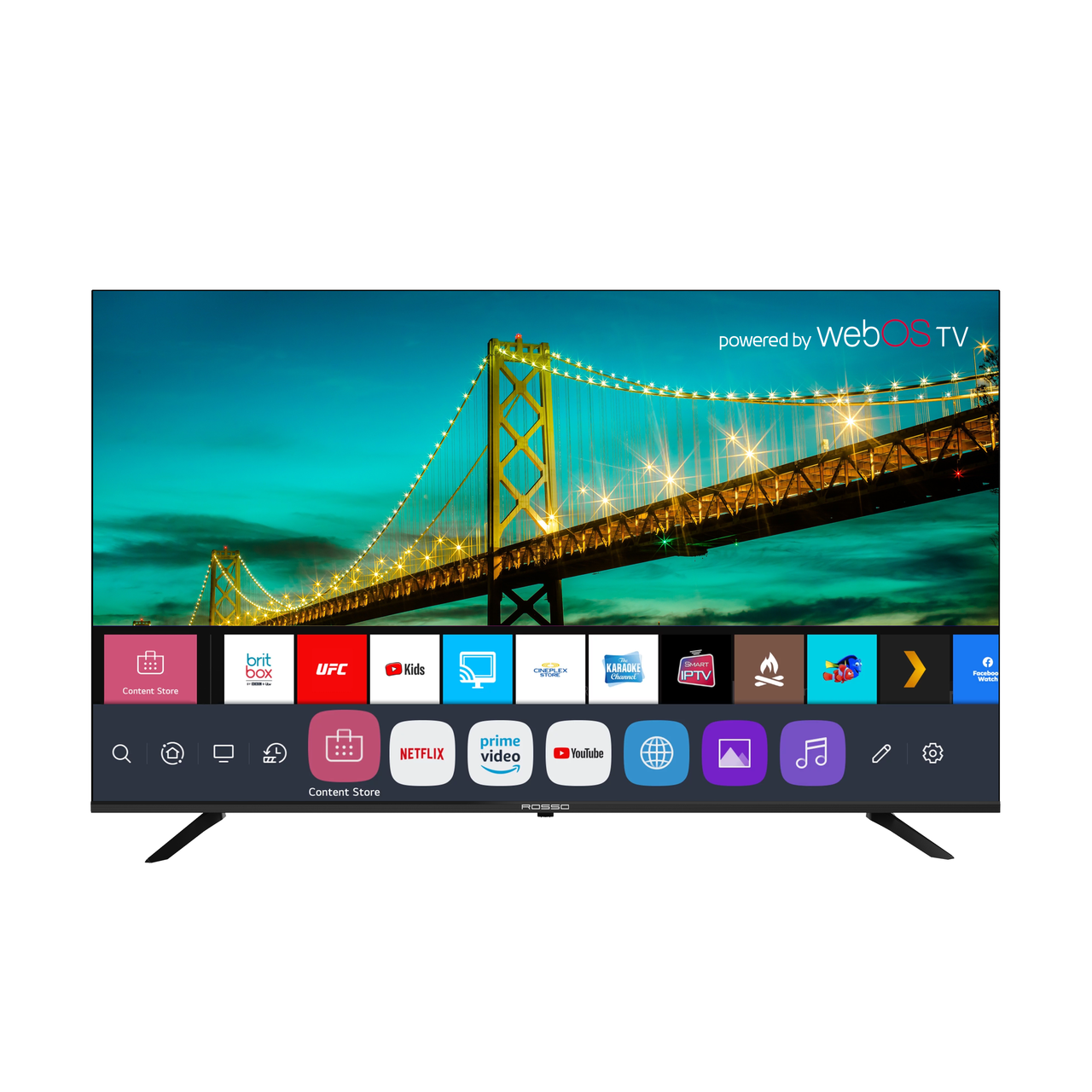 Смарт-телевизор Rosso 65GX90W 65" Black
