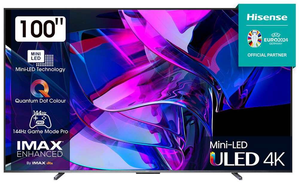 Смарт-телевизор Hisense U7KQ 100" ULED 4K Black