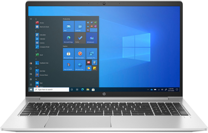 Ноутбук HP ProBook 450 G8 (2R9D3EA) / i5-1135G7 / 8GB / SSD 256GB / Windows 10 Pro / 15.6", серебристый
