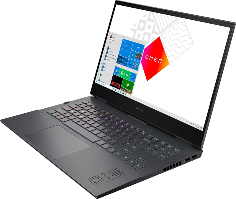 Ноутбук HP OMEN 16-c0042ur (4S1A8EA) / AMD R9-5900HX / 16GB / SSD 1TB / RTX3070 8GB / Windows 10 Home 16.1", серебристый