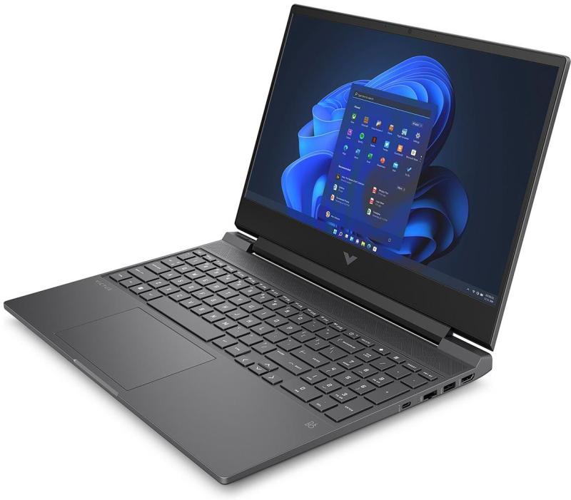 Ноутбук HP Victus 15-fa0025nr (6E0L0UA) / i5-12500H / 8GB / SSD 512GB / RTX3050 4GB / 15.6", черный