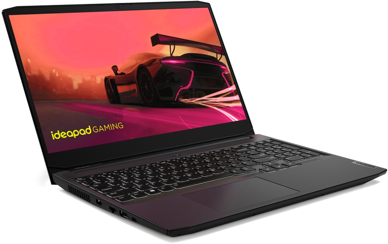 Ноутбук Lenovo IdeaPad Gaming 3 15ACH6 (82K2002GRK) / AMD R7-5800H / 16GB / SSD 512GB / RTX3060 6GB / 15.6", черный