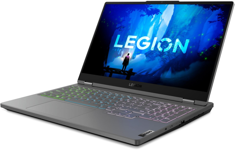 Ноутбук Lenovo Legion 5 15IAH7 (82RC002WRK) / i5-12500H / 8GB / SSD 256GB / RTX3050Ti 4GB / 15.6", серый