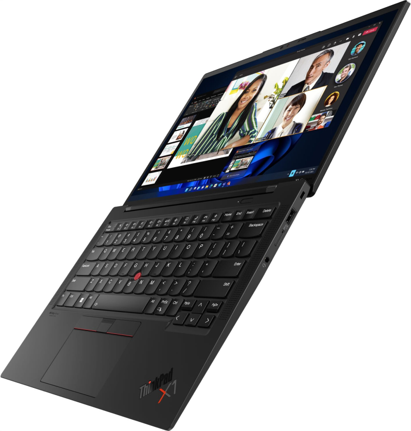 Ноутбук Lenovo ThinkPad X1 Carbon Gen 10 (21CB001GRT) / i7-1260P / 16GB / SSD 512GB / Windows 11 Pro / 14", черный